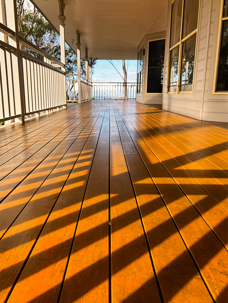 deck painting project in Byron Bay