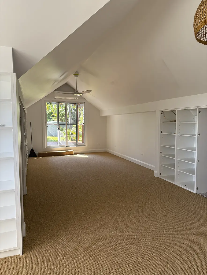 Freshly painted interior of a Northern Rivers home